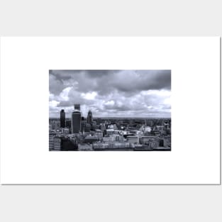 London Cityscape Skyline England UK Posters and Art